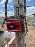 Mini Aztec red bag