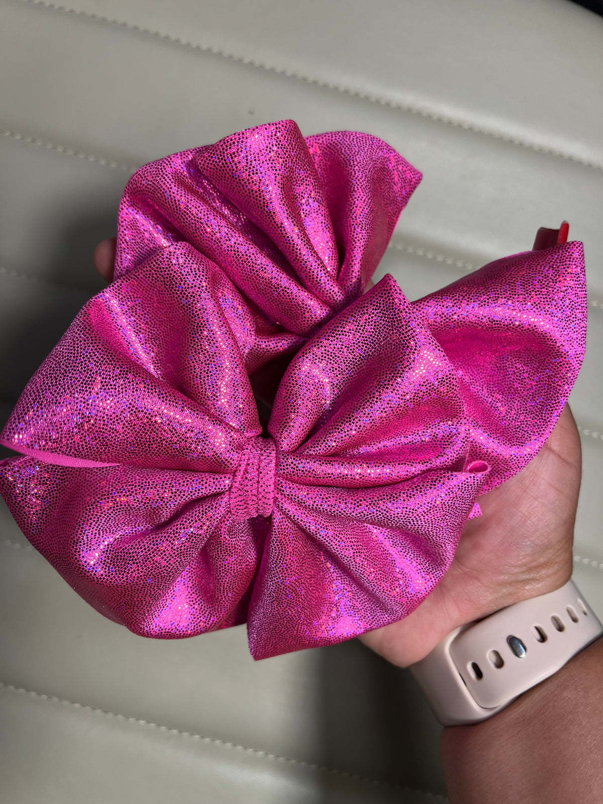 Glitter Pink Clip ons
