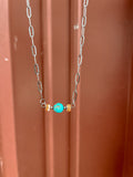 Turquoise Spiny Oyster Navajo pearl