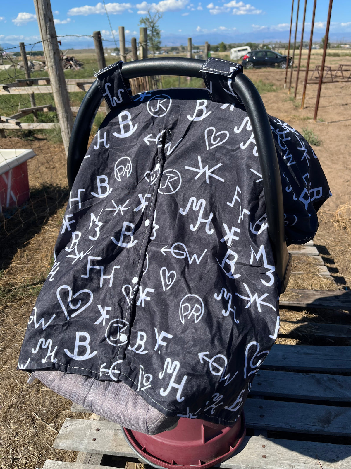 Branding carseat cover