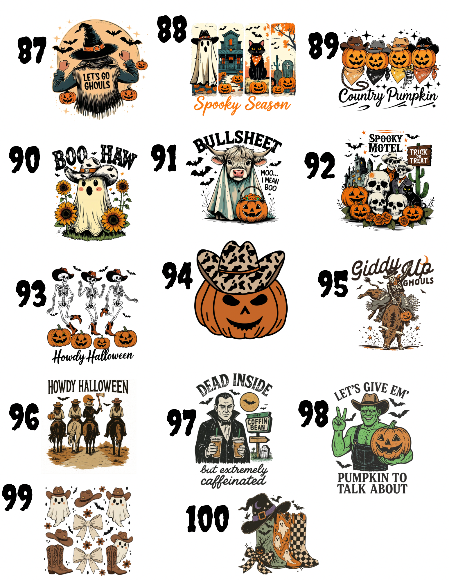 ADULT HALLOWEEN WESTERN HOODIES/CREWNECK (Copy)