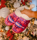 Pink Aztec slippers