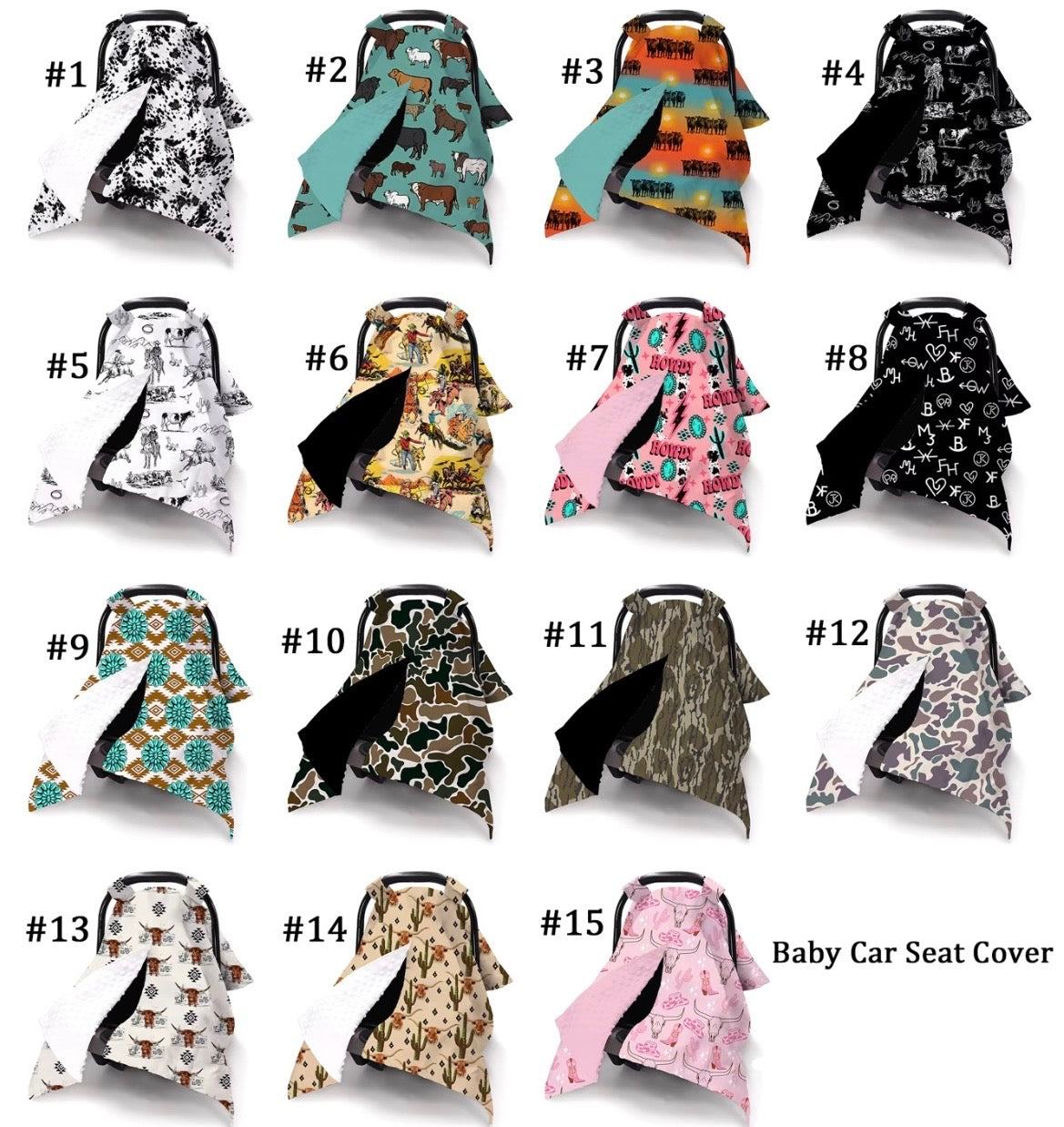 Western Carseat cover PREORDER