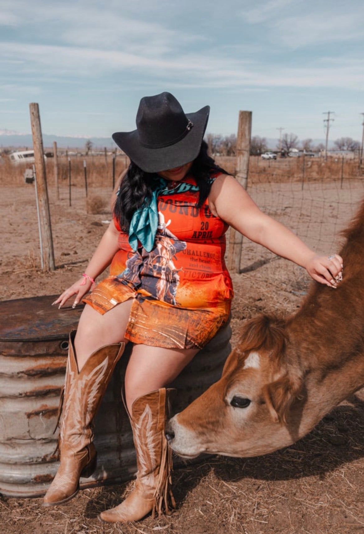 Rodeo Pearl Snap Dress