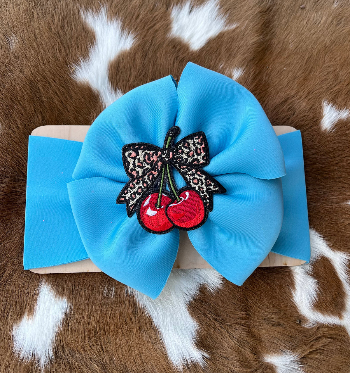 Cherry Blue Headwrap