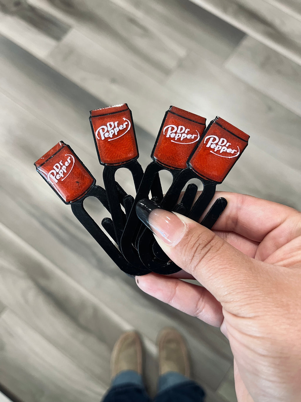 Dr Pepper pack of 4 paper clips