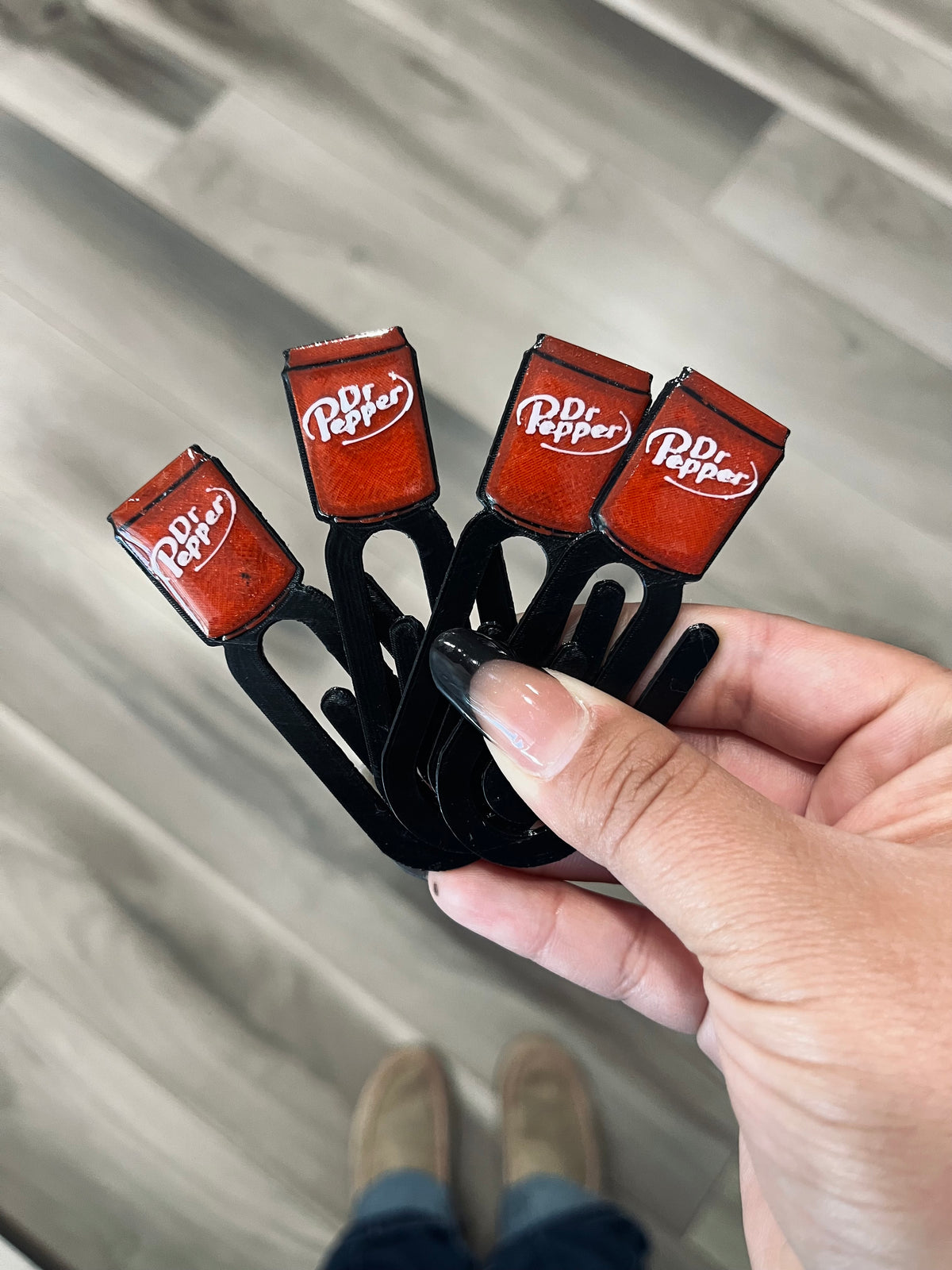Dr Pepper pack of 4 paper clips