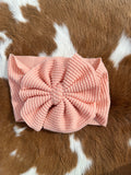 Cream Pink/orange Headwrap