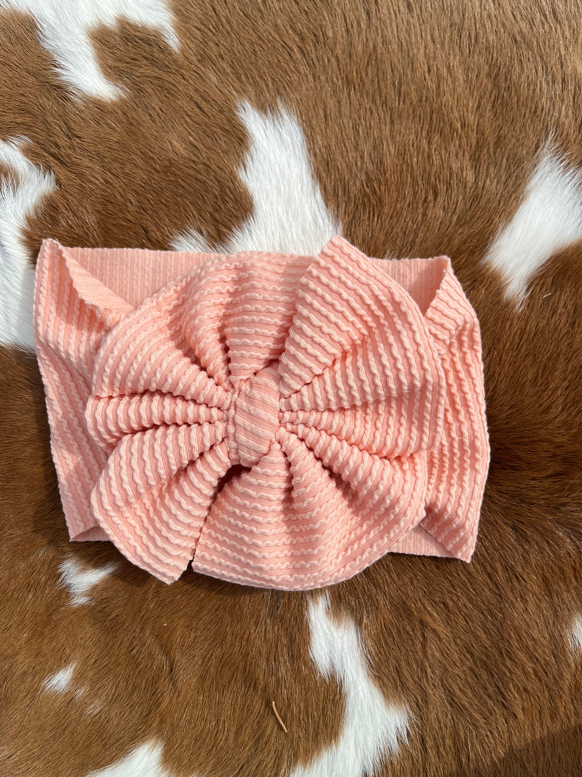 Cream Pink/orange Headwrap