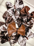 Real Cowhide bows
