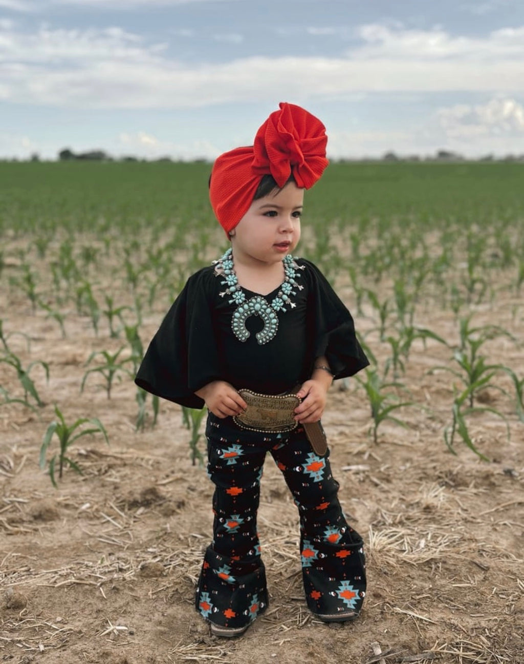 Aztec Denim Bells