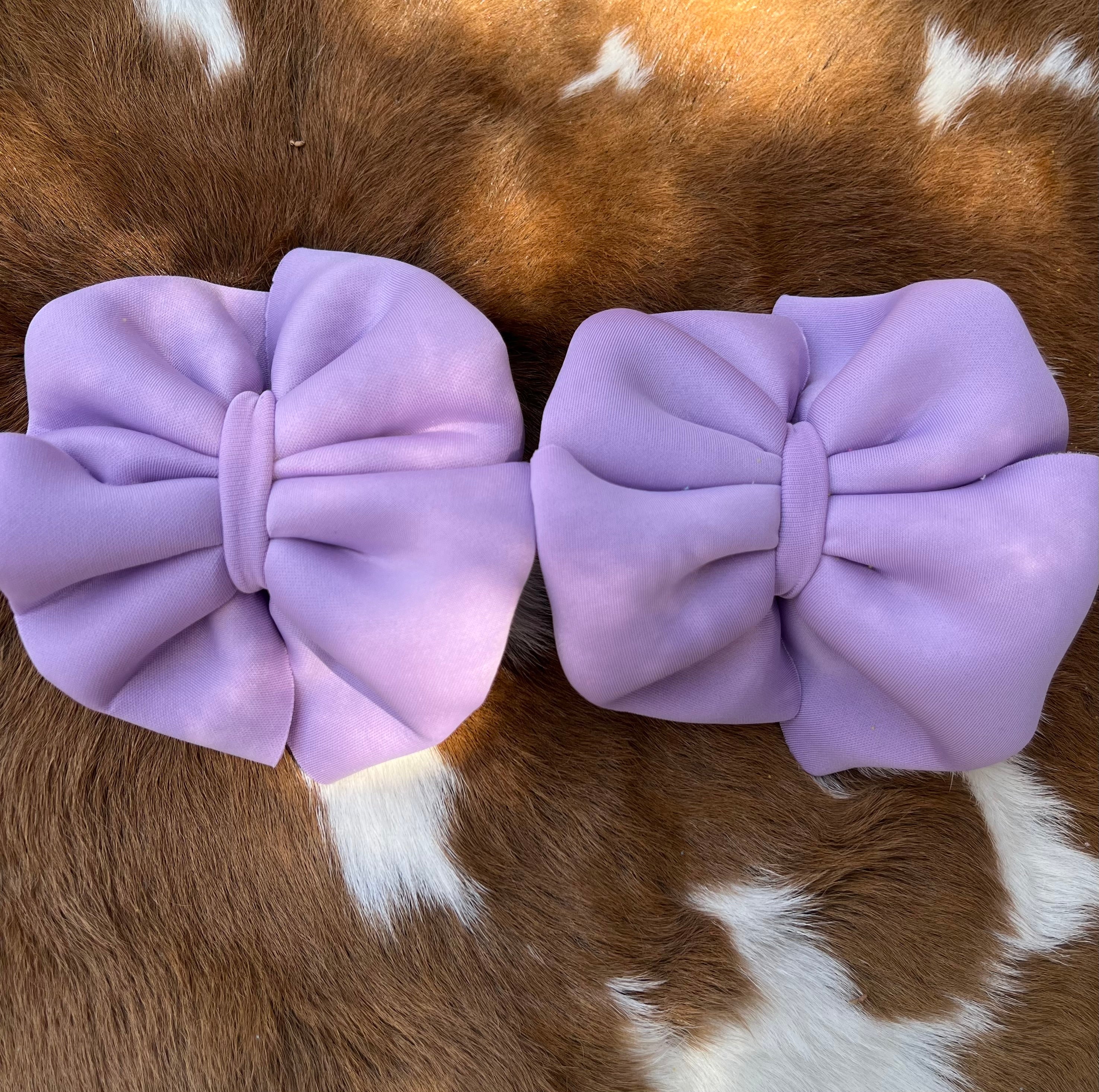 Purple Clip ons