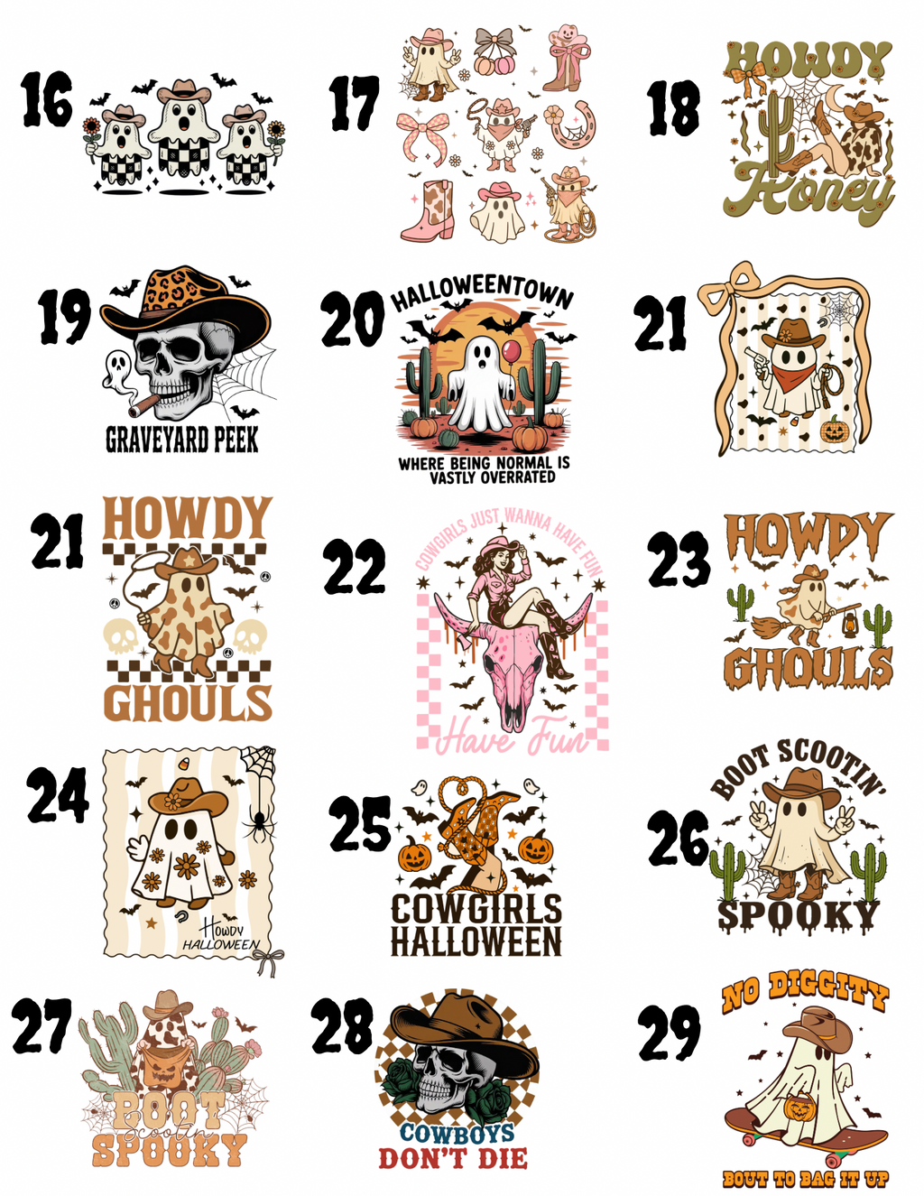 ADULT HALLOWEEN WESTERN HOODIES/CREWNECK (Copy)