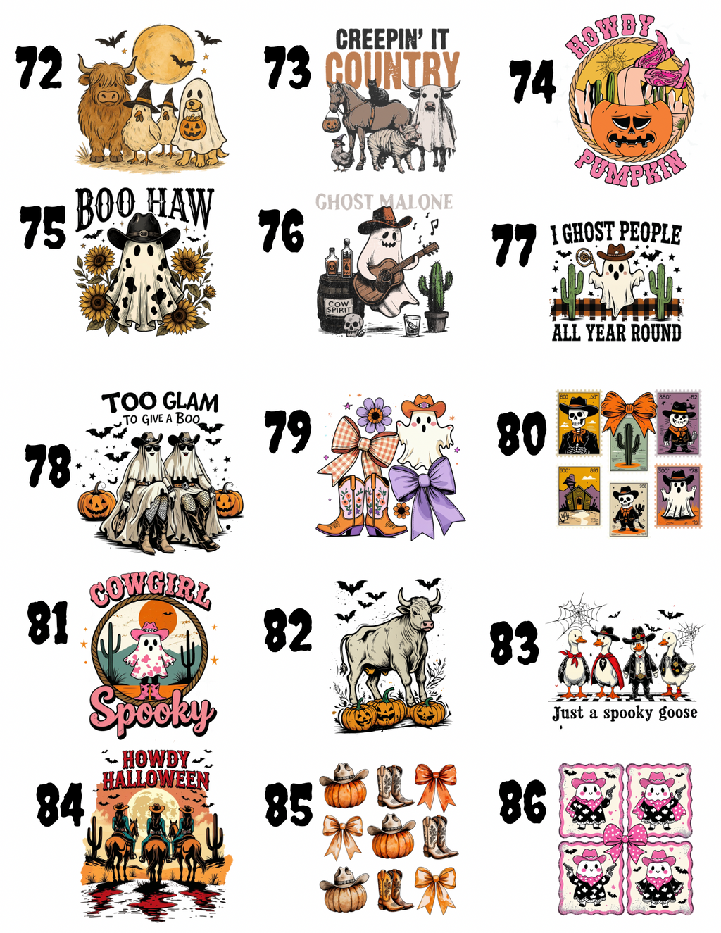 ADULT HALLOWEEN WESTERN HOODIES/CREWNECK (Copy)