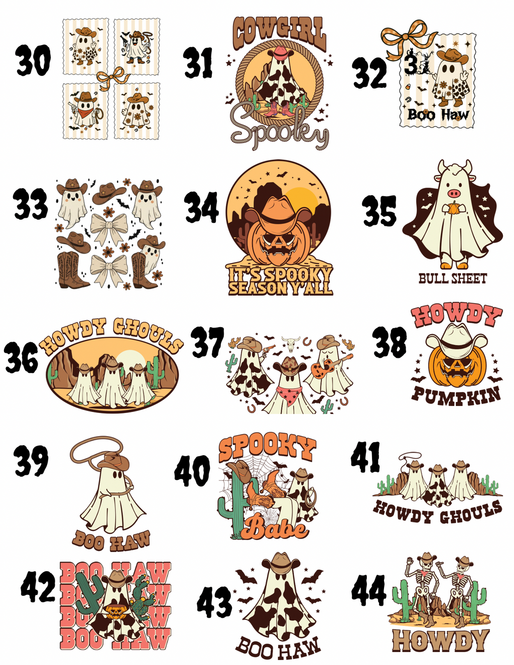 ADULT HALLOWEEN WESTERN HOODIES/CREWNECK (Copy)