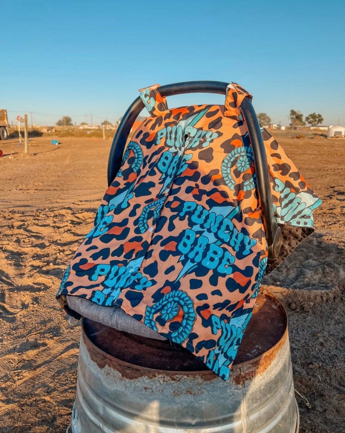 Punchy Babe Carseat cover
